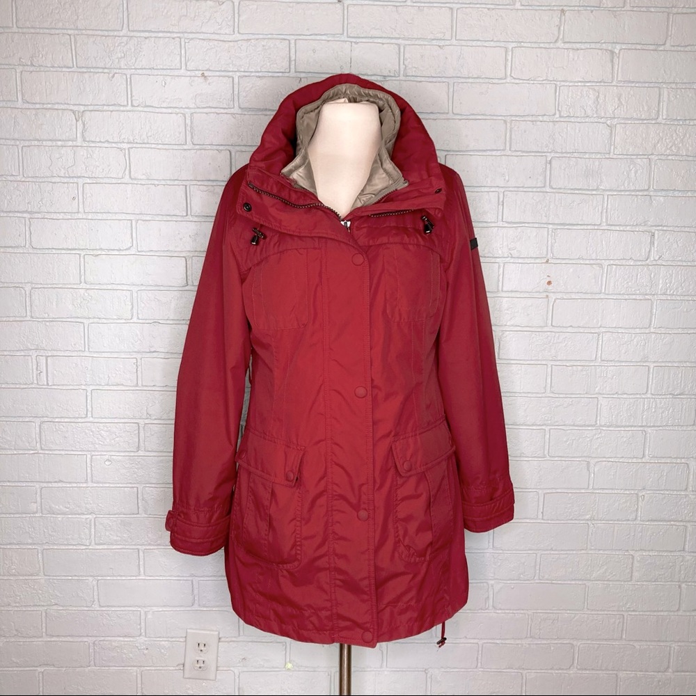 Hawke & Co. Red Multi Use Coat Size Medium